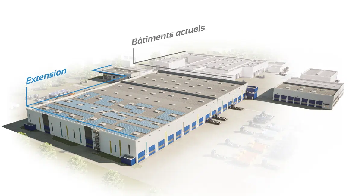 RIVARD projet extension site industriel maine et loire